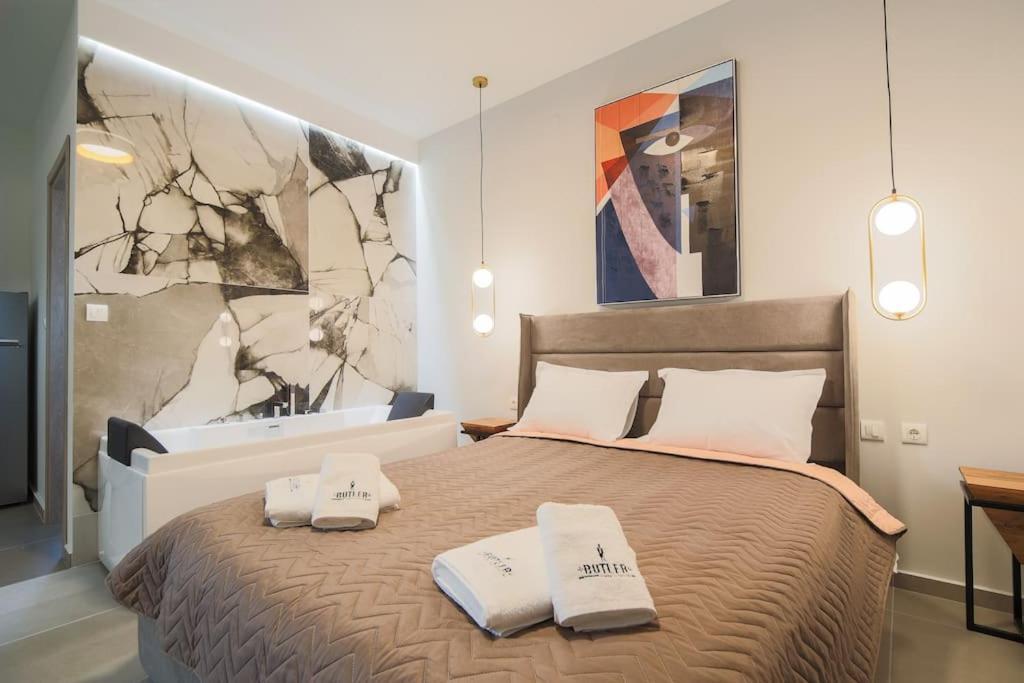 *Oasis* Best View Jacuzzi New Central Apartment Волос Экстерьер фото